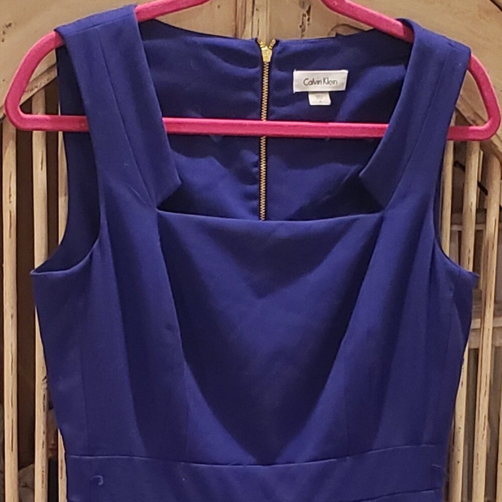 Calvin Klein Sleeveless Fit and Flare Dress